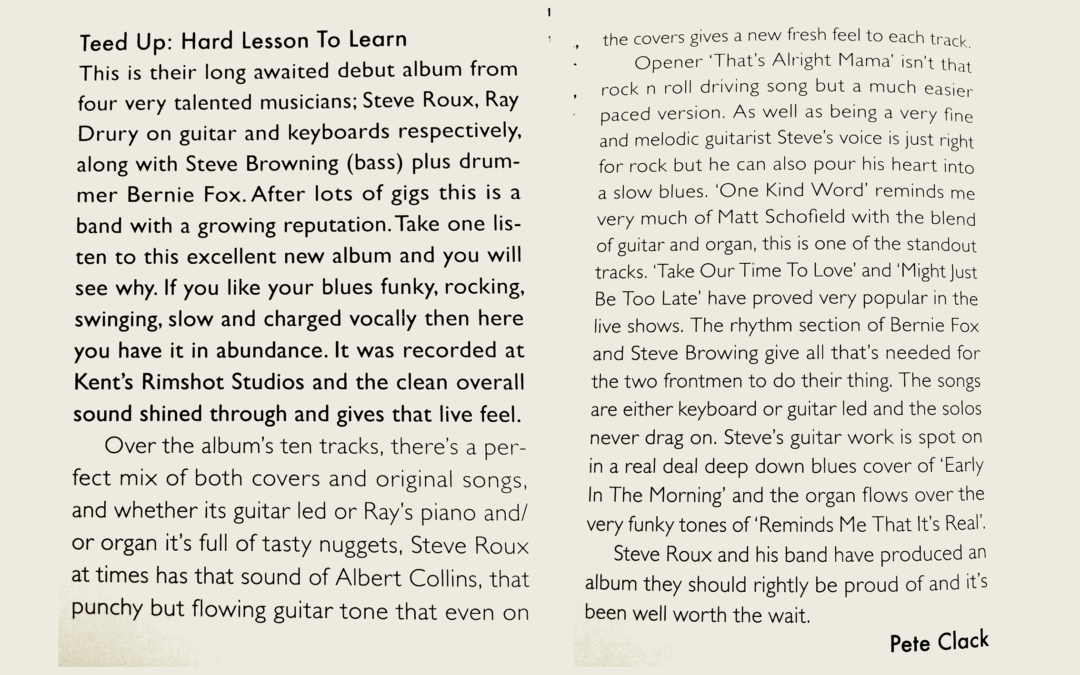 Blues in Britain magazine review